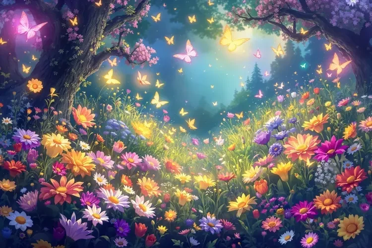 魔女的花园 花园场景同人